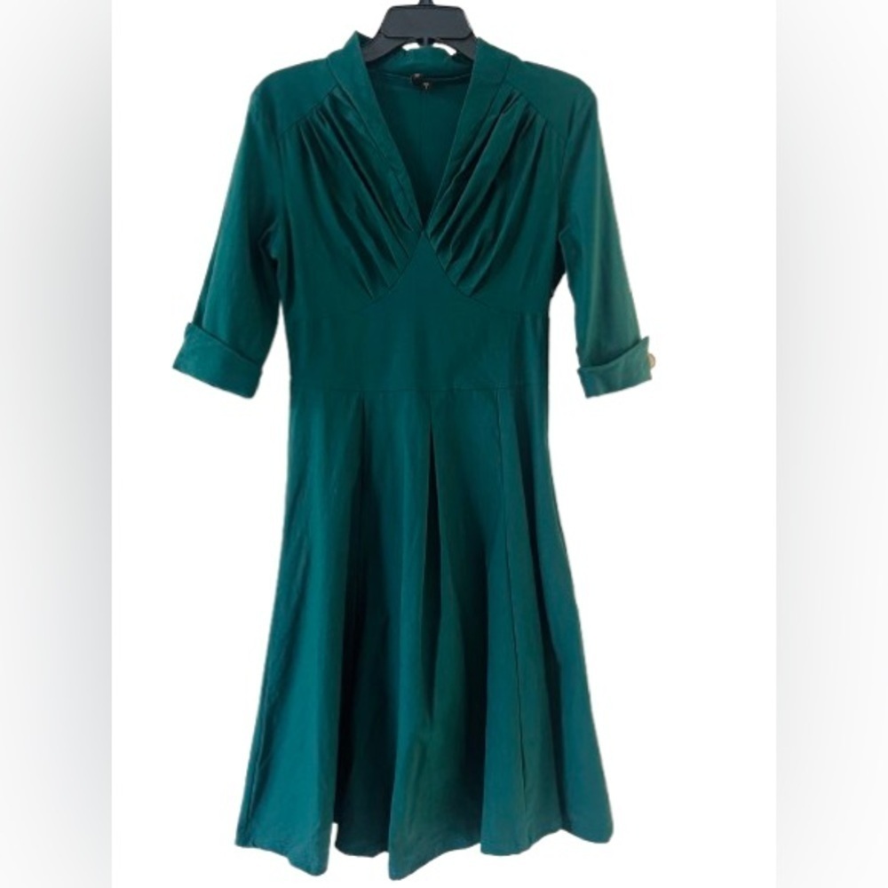 Miusol Green Vintage Style Midi Dress
Size Small - Picture 4 of 8